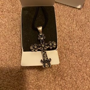 Lia Sophia cross necklace